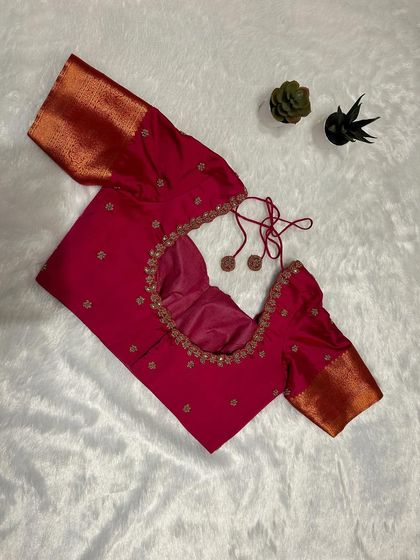 The Glamhouse - Ethnic Wear & Jewellery Rentals Modern & Chic Blouse Designs photo 44