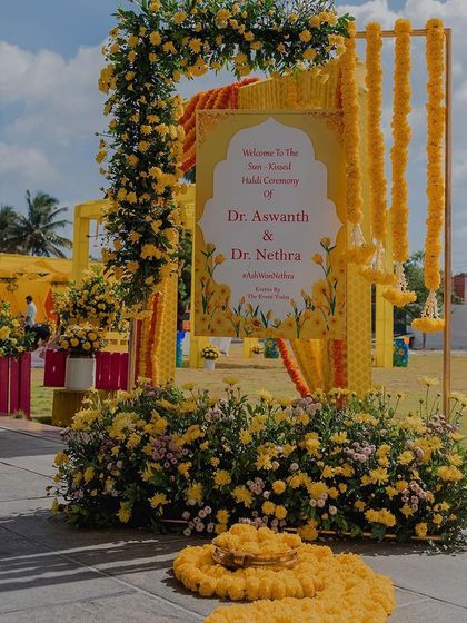 Decor by Aditya - Event Design & Decoration Vibrant Haldi & Mehendi Ceremonies photo 87