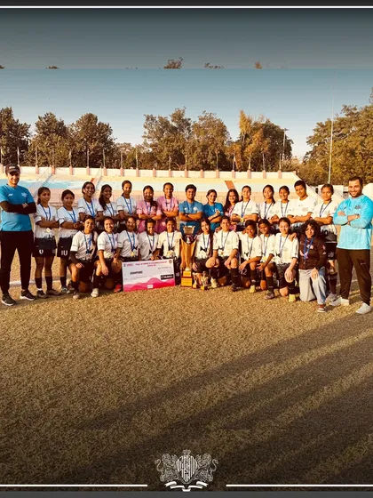 The future is bright. Our senior women's team, champions of today, paving the way for the U17 girls team of tomorrow.