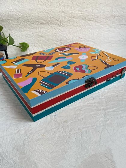 Neetikriti - Hand-Painted Home Decor & Personalized Gifts Custom Organizer Boxes photo 18