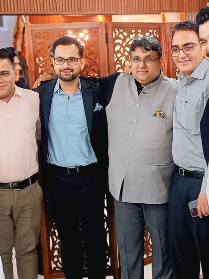 A group of colleagues and friends at the enrollment committee meeting. Networking is key to a strong legal community.