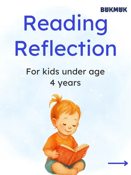 Even for toddlers under 4, you can make reading an engaging activity. These simple "Reading Reflection" tips suggest activities like counting colors on the cover, identifying characters, and finding new words together.