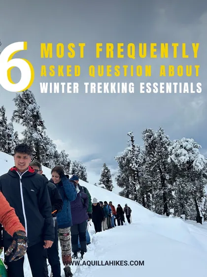 Got questions about winter trekking? This post answers the 6 most frequently asked questions to help you prepare for your snowy adventure.