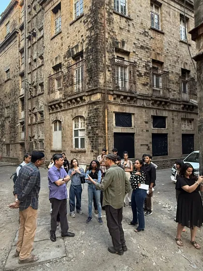 A guided walk through the historic alleys of Ballard Estate, explaining the context and potential for our urban regeneration project.