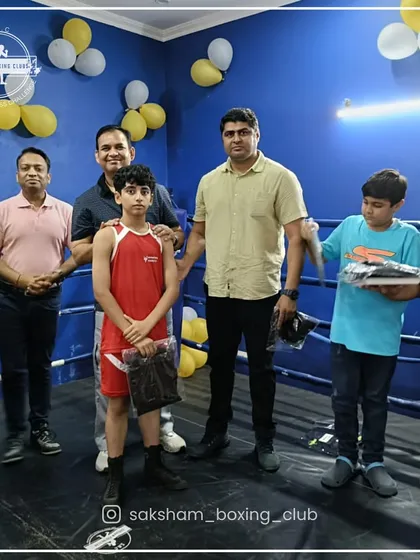 Recognizing the next generation of champions. It's always a proud moment to award my young boxers for their dedication and achievements in the gym.