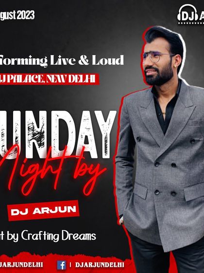 Performing at TYLJ Palace in New Delhi. I am familiar with the top event spaces across the NCR region.