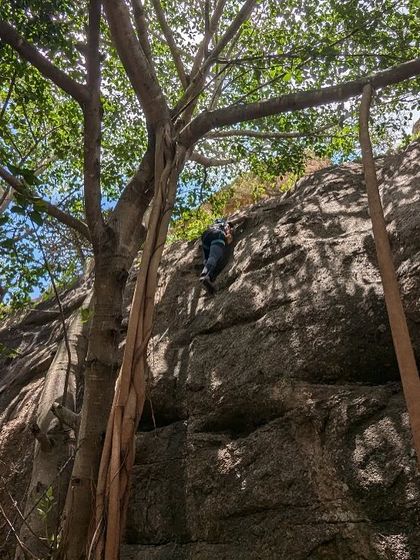 Our 42nd workshop was blessed with perfect Bangalore weather. We welcomed 18 new faces, helping them tackle fears and learn new skills in a day filled with laughter, new friendships, and the joy of climbing.