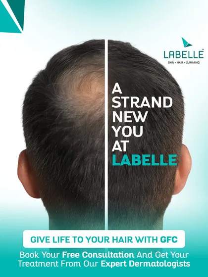 A strand new you is possible. This before and after comparison showcases the transformative results of our GFC therapy, which effectively treats thinning to restore hair volume and scalp health, giving you a fuller head of hair.
