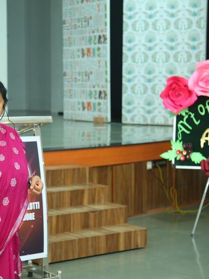 Addressing a group of seventy teachers from over 40 schools in Indore. It was a privilege to share the art of storytelling with such a dedicated community.