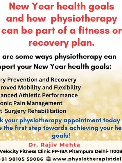 Physiotherapy can be a key part of your fitness or recovery plan, especially for New Year health goals. It helps with injury prevention, improved mobility, chronic pain management, and post-surgery rehabilitation.