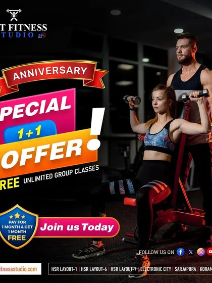 We love celebrating our milestones with you. Keep an eye out for special anniversary offers and promotions, like this 1+1 deal, which make it even easier to commit to your health.