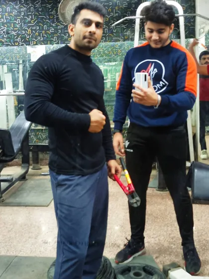 With a client after a solid workout. The community vibe at Loordz Gym is about supporting each other and making progress together.