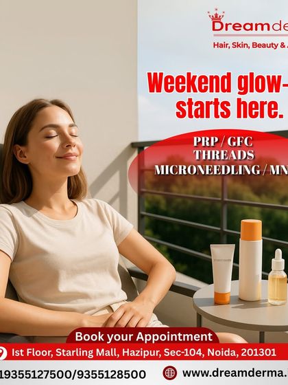 Your weekend glow-up starts here. I offer rejuvenating treatments like PRP, Threads, and Microneedling to repair and restore your skin’s youthful radiance.