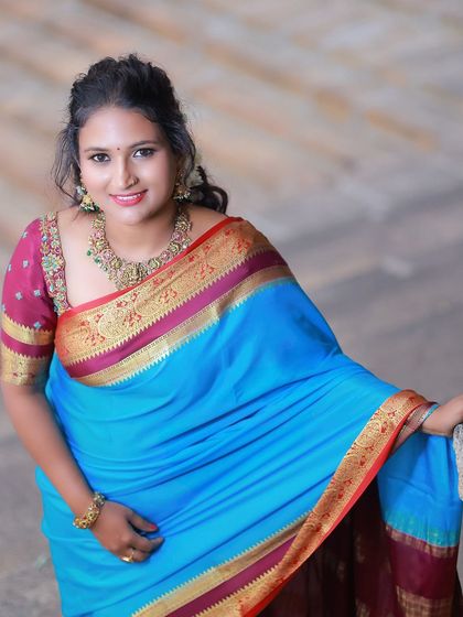 Designer Trends - Ethnic & Occasion Wear Rental Elegant Kanchi & Silk Sarees photo 28