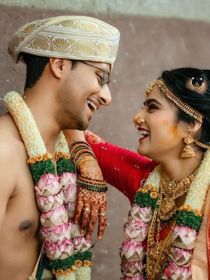 A duplicate of 166, a happy and candid moment between the couple.