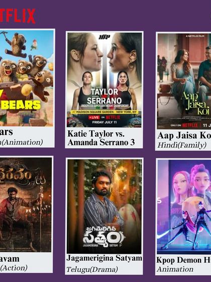 Your weekend watchlist from Netflix is here. From animated movies for the family to action-packed thrillers, there's something for everyone to enjoy.