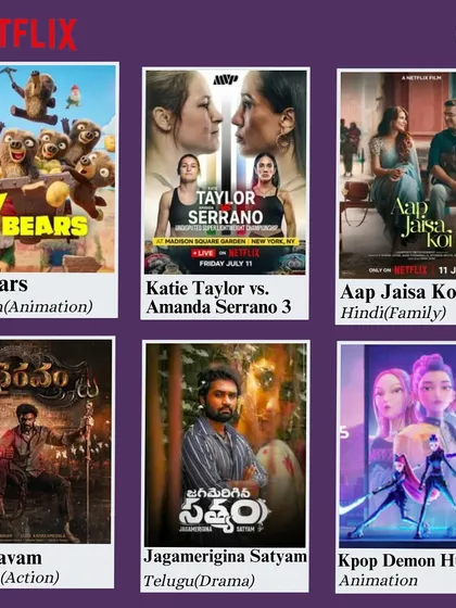Your weekend watchlist from Netflix is here. From animated movies for the family to action-packed thrillers, there's something for everyone to enjoy.