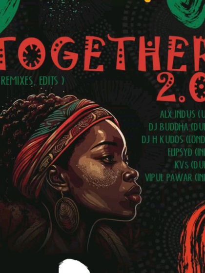 The artwork for 'Together 2.0' represents the fusion of cultures that defines the Indo House sound. This album is a testament to that spirit of collaboration.