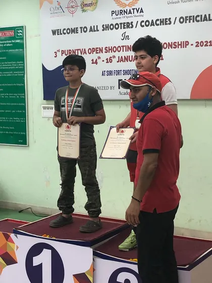 Another one of my junior champions on the podium at the Purntva Open Championship.