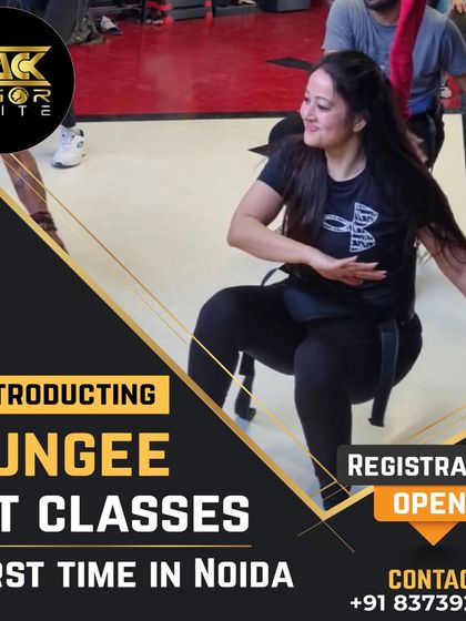We were the first to introduce Bungee Fit classes in Noida. This high-energy workout is as fun as it is effective.