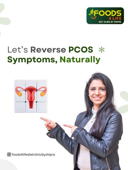 Let's reverse PCOS symptoms naturally. With a targeted nutrition plan, we can work on balancing hormones and improving your overall well-being.