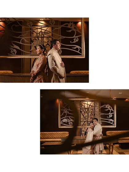 Two perspectives of the same pose, showing our approach to capturing a scene from different angles to tell a more complete story.
