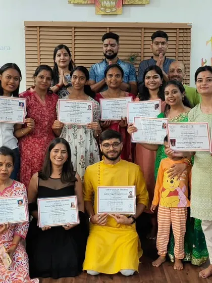 This is the goal for many of our students. I am incredibly proud to see our graduates, now certified yoga teachers, ready to share their knowledge with the world. This could be you at the end of our intensive and rewarding journey together.