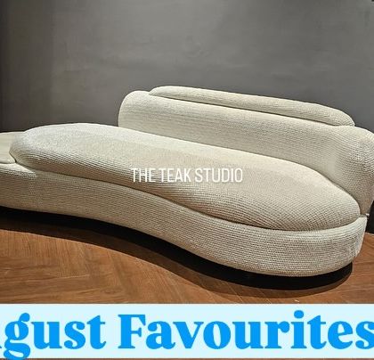 One of our favorite pieces from August. This is the same custom lounger design from our featured section, shown here from a different angle that highlights its unique, sculptural form.