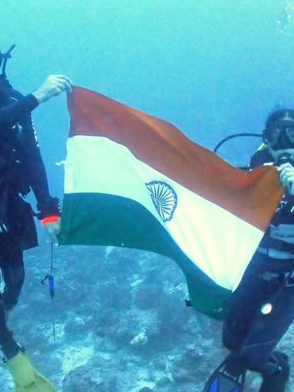 Happy Independence Day from our dive group! We love combining our passion for diving with celebrations of our national heritage.