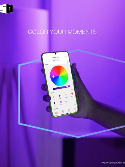 Color your moments. Whether you’re hosting friends or enjoying a quiet evening, my RGB lighting controls let you set the perfect scene from anywhere.