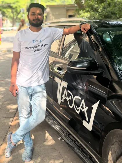 My brand is built on delivering results, or as my shirt says, "Making Cents of your Dollars". This car, branded with my company logo, is a reminder of the journey and the drive to always move forward.