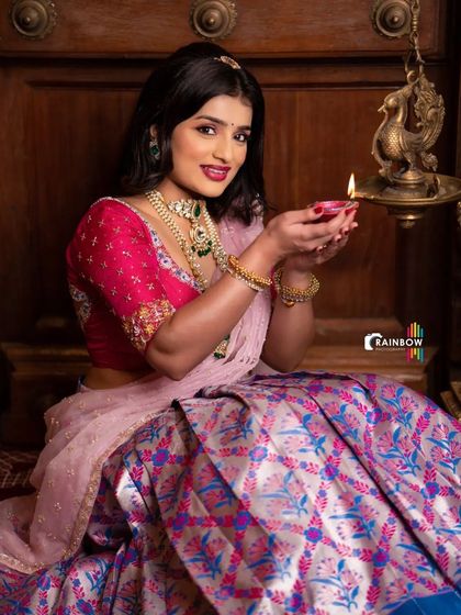 Anthariya Rentals - Indian Ethnic Wear Rental Langa Voni & Traditional Half Sarees photo 44