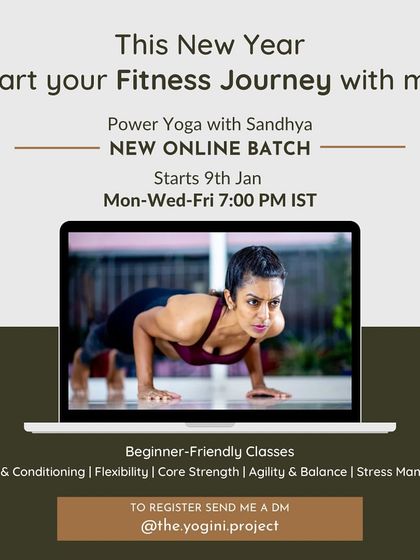 Sandhya Balakrishnan - Online Group Fitness & Yoga Program Program Details & How to Join photo 3