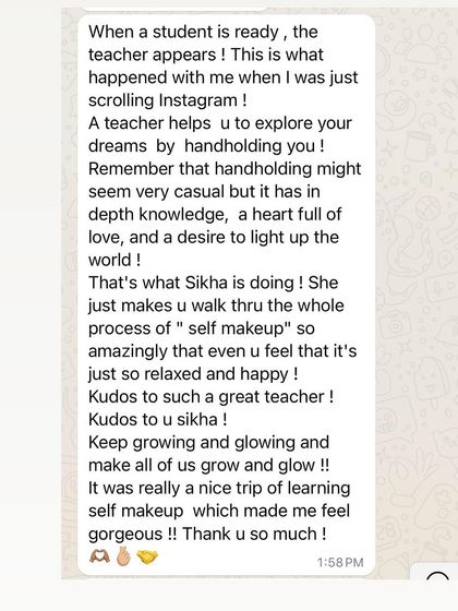 Shikha Agarwal - Personal Self-Makeup Classes Hear From My Students photo 40