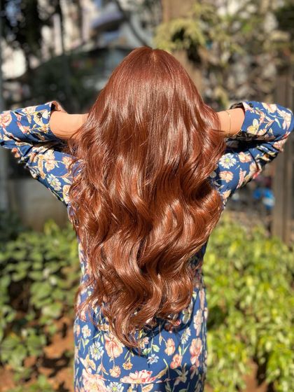 The back view of the Copper Brown Melt, showing off its incredible shine and rich, even tone.