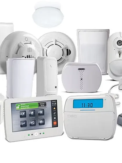 We offer a complete range of intrusion alarm components to build a customized security solution. This collection includes motion detectors, smoke and fire sensors, door contacts, and central control panels that work in unison to protect your property from multiple threats.