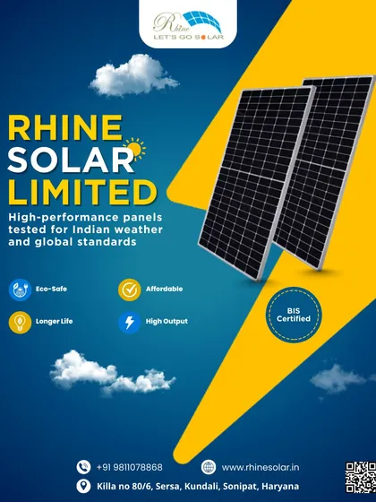 My high-performance panels are tested for Indian weather and global standards. They are eco-safe, affordable, and BIS certified to deliver high output and a longer life, making them a smart choice for any consumer.