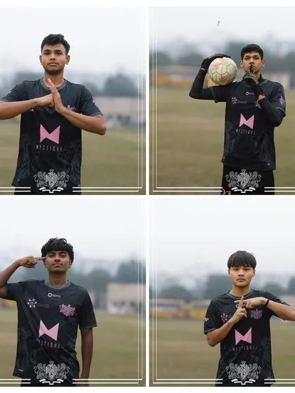 Discipline and focus. Our U19 players showcasing their game-ready attitudes.