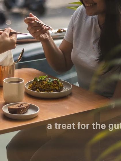 A treat for the gut. Our meals are designed to be delicious and nourishing, supporting your well-being with every bite.