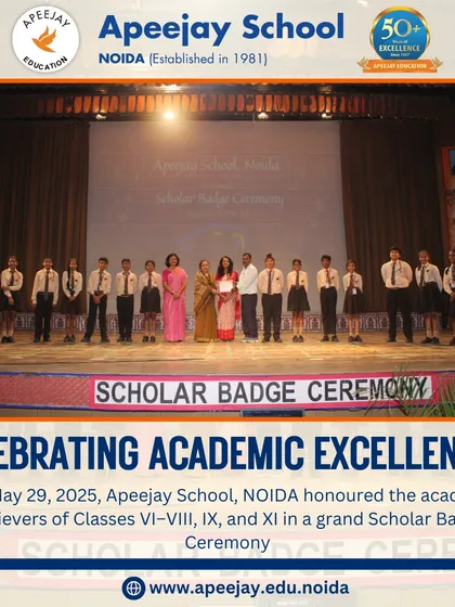 We proudly hosted the Scholar Badge Ceremony to celebrate the academic brilliance of our students, honoring their hard work, dedication, and discipline.