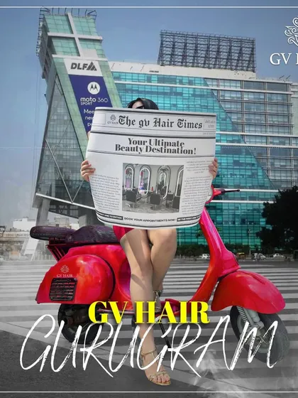 Our official announcement for the Gurugram branch. This creative graphic places us right in the heart of the city, marking our arrival as your ultimate beauty destination for all hair and makeup needs.