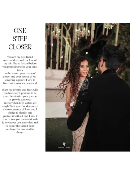 Capturing the heartfelt vows and promises exchanged during a reception. It’s a privilege to witness and document these deeply personal declarations of love and commitment.