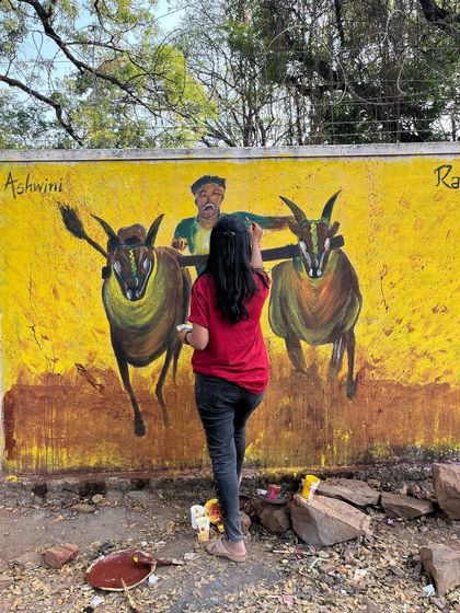 Ashwini Koppad - Murals and Wall Art Public Murals: Celebrating Community & Culture photo 11