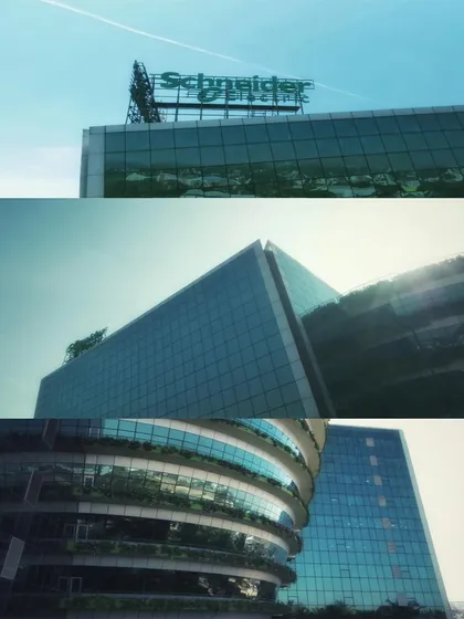 Dynamic ground-level and aerial views of the Schneider Electric campus. We use a combination of drone and Sony FX3 cameras to create a complete visual narrative of a property.