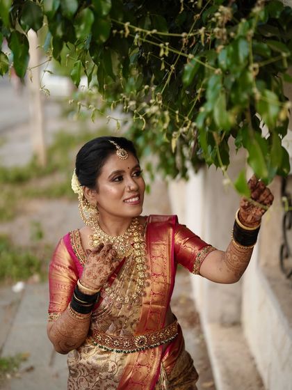 Himabindu - Bridal Makeup Classic South Indian Muhurtham Looks photo 23