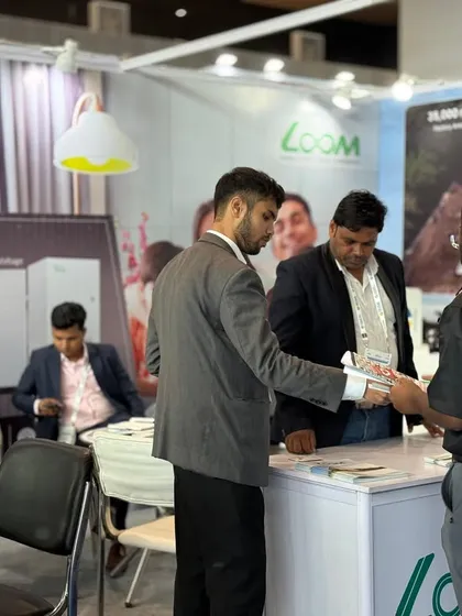 Our team providing information to visitors on the last day of IESW 2025. We thank everyone who connected with us and showed interest in our advanced battery solutions.
