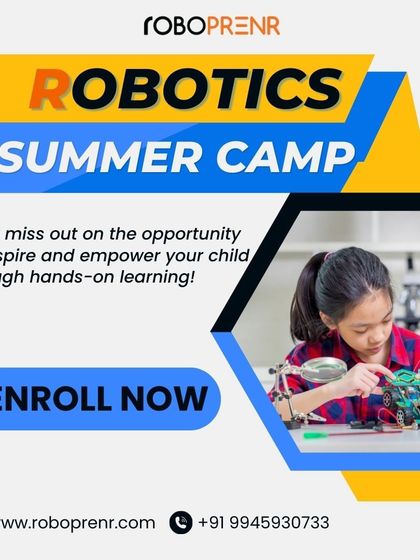 Don't miss the opportunity to inspire and empower your child through hands-on learning at our Robotics Summer Camp. Enroll now for a summer of fun and education.
