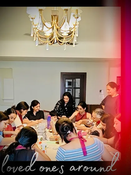 A cozy afternoon with loved ones all around. My private parties are designed to bring people together, creating a warm and intimate atmosphere for any celebration.