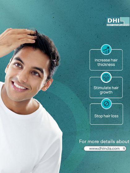 **Achieve Thicker, Fuller Hair:** This image showcases the powerful results of our treatments, designed to increase hair thickness, stimulate growth, and stop hair loss. We focus on creating a healthy scalp environment for lasting hair health.