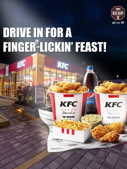 A bucket of crispy, juicy chicken is the perfect meal for any road trip. Our KFC is ready to serve you a finger-lickin' feast, day or night.